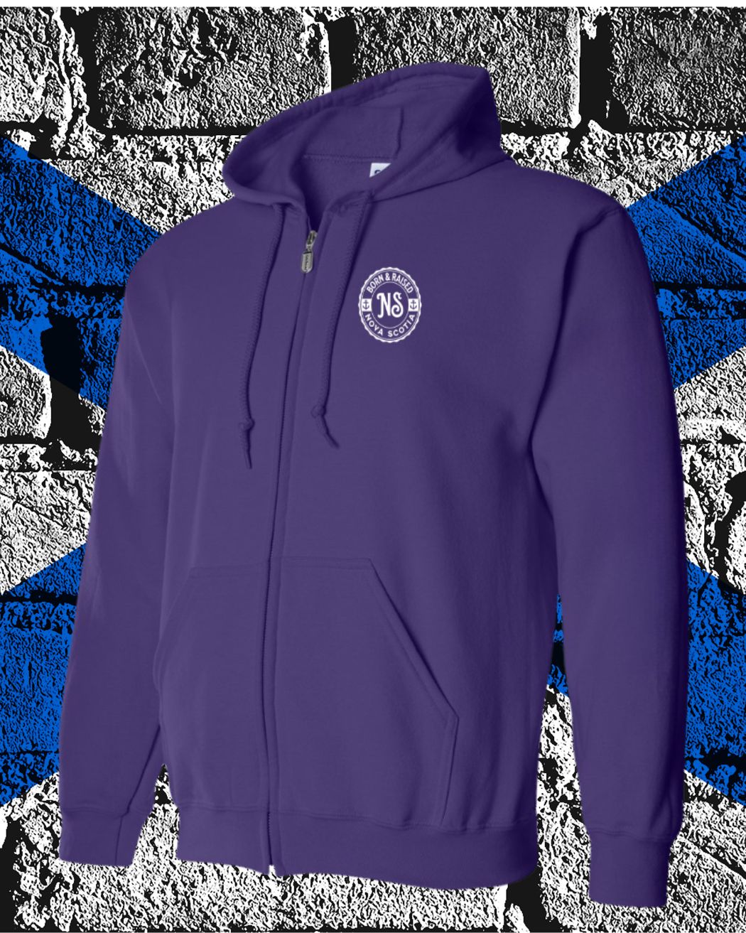 Born & Raised NS — Zip left chest - Unisex