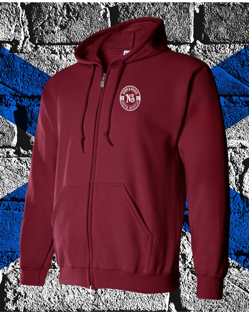 Born & Raised NS — Zip left chest - Unisex