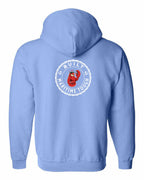 Built Maritime Tough Lobster Left Chest & Back Zip Hoodie - Unisex