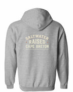 CB Saltwater Raised Sign Left Chest and Back Zip Hoodie - Unisex