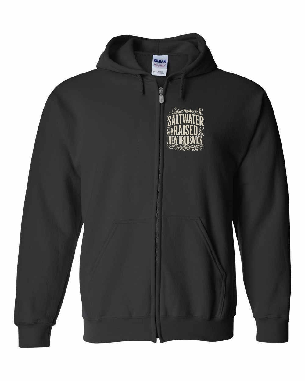 NB Saltwater Raised Folk Left Chest Zip Hoodie - Unisex