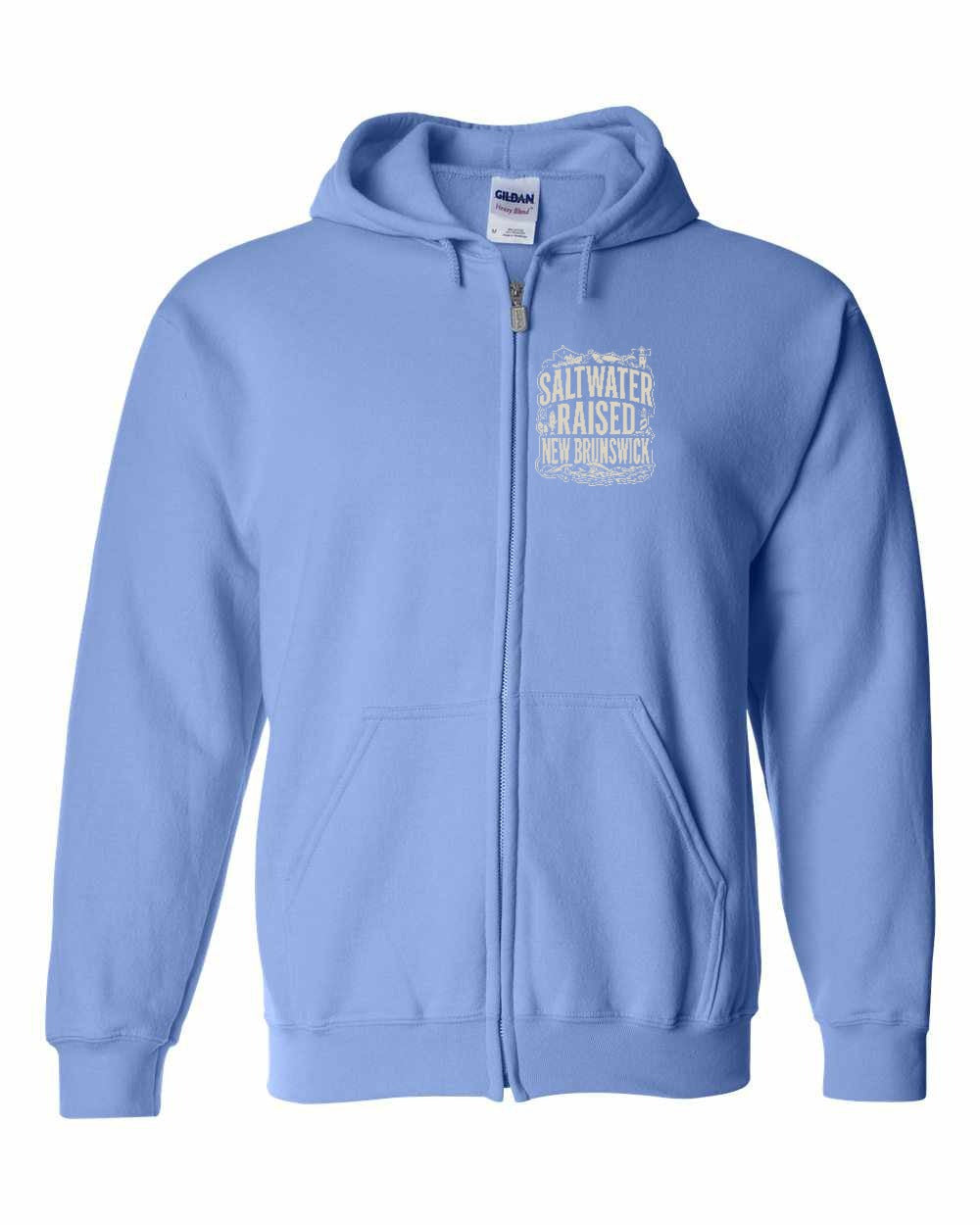 NB Saltwater Raised Folk Left Chest Zip Hoodie - Unisex