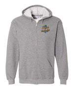 Anchored In PEI Left Chest Zip Hoodie - Unisex