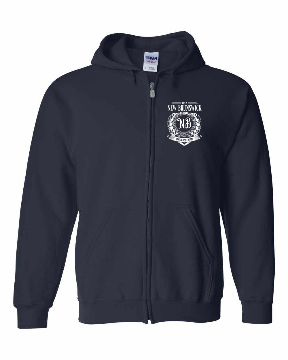 It's a NB thing Left Chest Zip Hoodie - Unisex