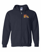 New Bruns Wicker Left Chest Zip Hoodie - Unisex