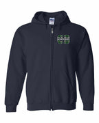 Saltwater Raised CB Left Chest Zip Hoodie - Unisex