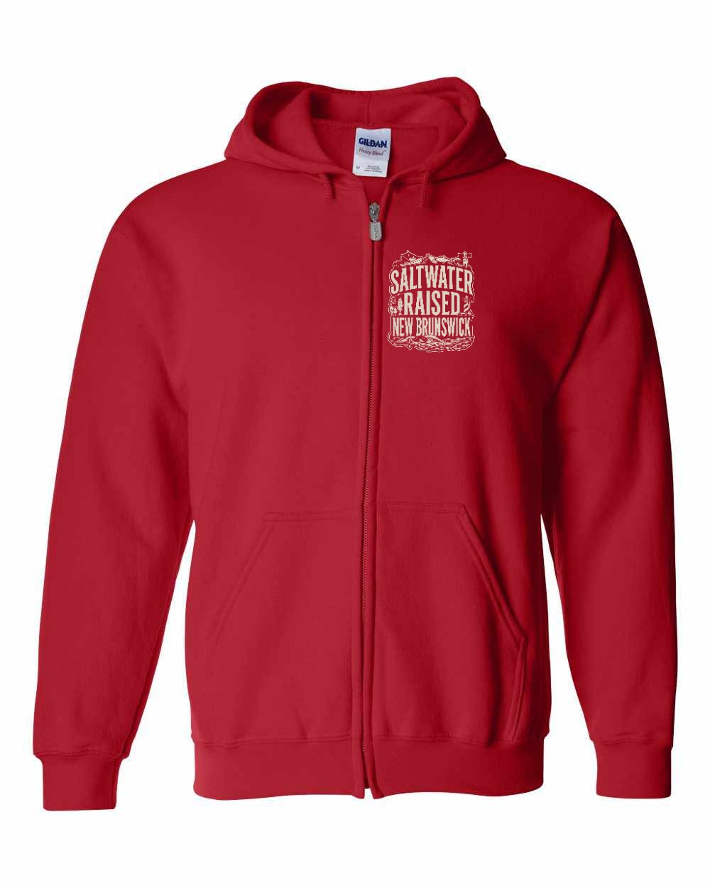 NB Saltwater Raised Folk Left Chest Zip Hoodie - Unisex