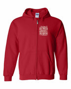 PEI Saltwater Raised Folk Left Chest Zip Hoodie - Unisex
