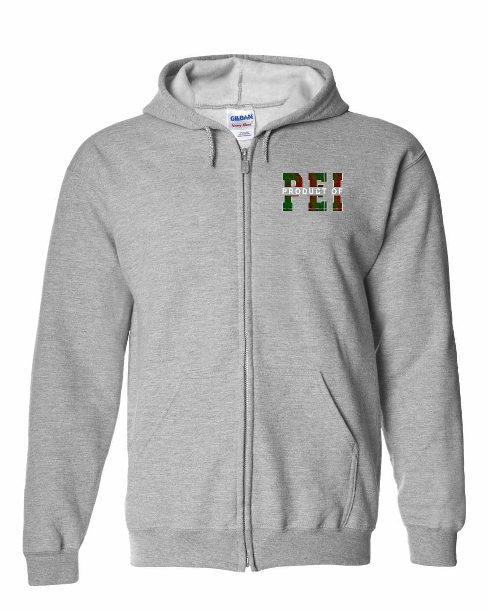 Product Of PEI Left Chest Zip Hoodie - Unisex