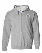 Built Maritime Tough Moose Left Chest Zip Hoodie - Unisex