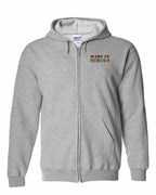 Made in PEI Tartan Left Chest Zip Hoodie - Unisex
