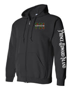 Saltwater Raised PEI Left Chest and Sleeve Zip Hoodie - Unisex