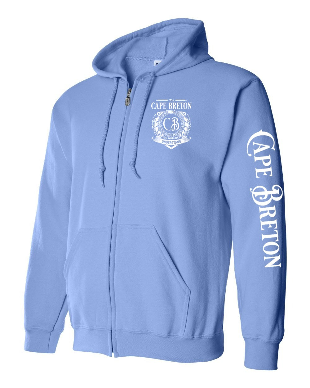 It's a CB thing Left Chest and Sleeve Zip Hoodie - Unisex