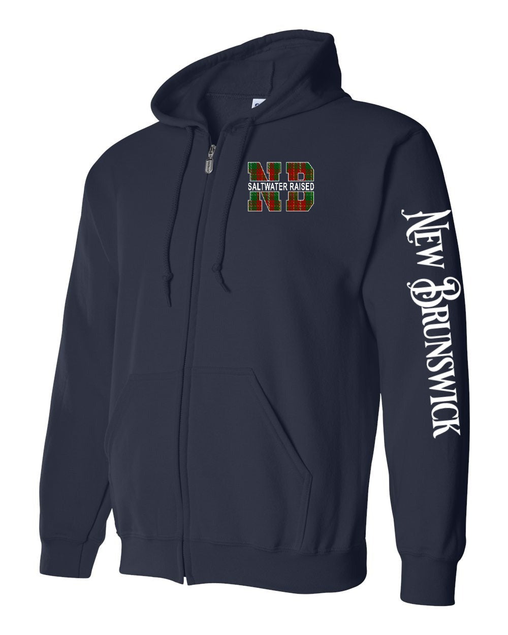 NB Saltwater Raised Left Chest and Sleeve Zip Hoodie - Unisex