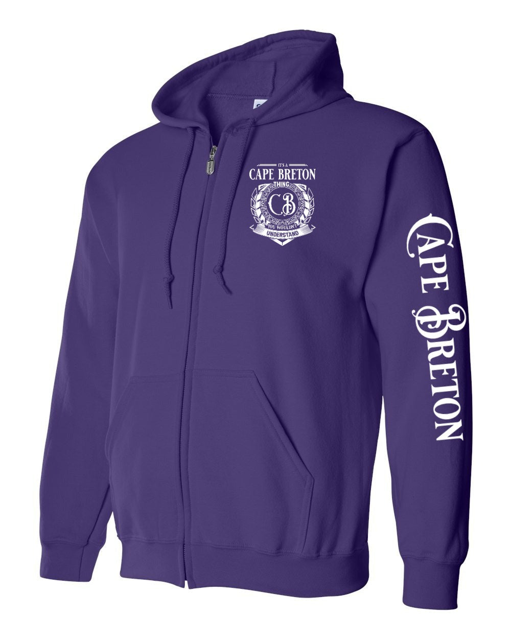 It's a CB thing Left Chest and Sleeve Zip Hoodie - Unisex