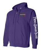 Saltwater Raised PEI Left Chest and Sleeve Zip Hoodie - Unisex
